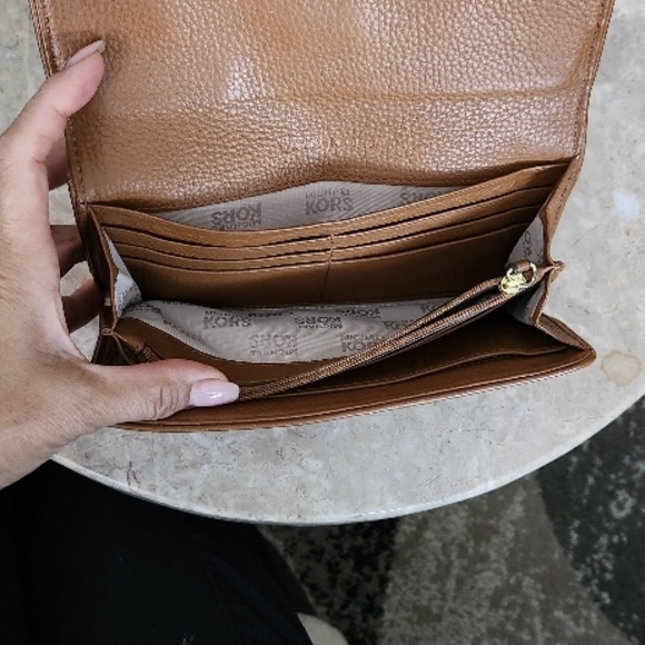 Michael Kors Brown Leather Wallet - Picture 8 of 10